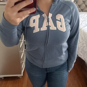 GAP Blue Zip Up Hoodie | Women’s Medium | Pre-Loved